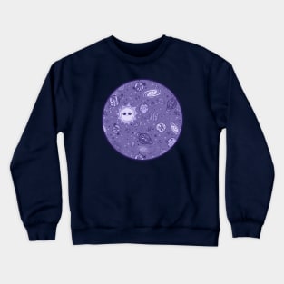 Through the Telescope (Purple) Crewneck Sweatshirt